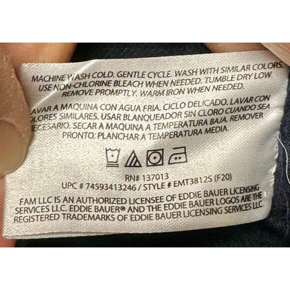 NWT EDDIE BAUER Tartan Plaid Flannel Button Down Shirt, Sz XXL - Picture 8 of 8